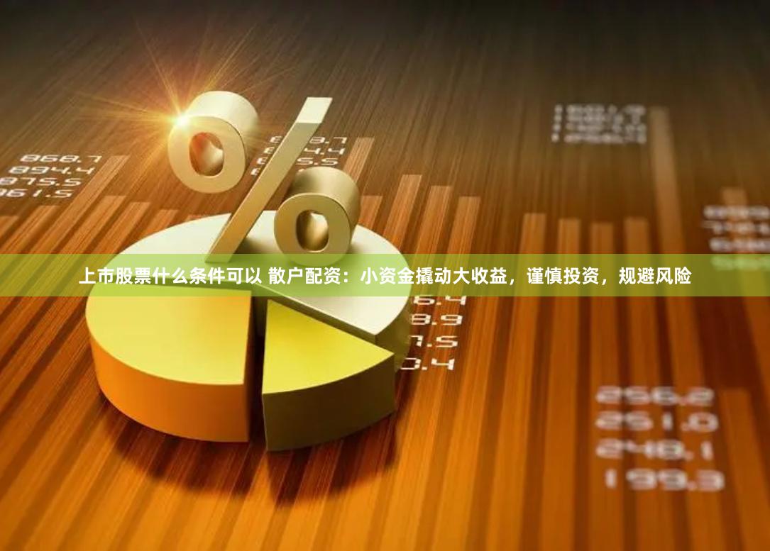 上市股票什么条件可以 散户配资：小资金撬动大收益，谨慎投资，规避风险