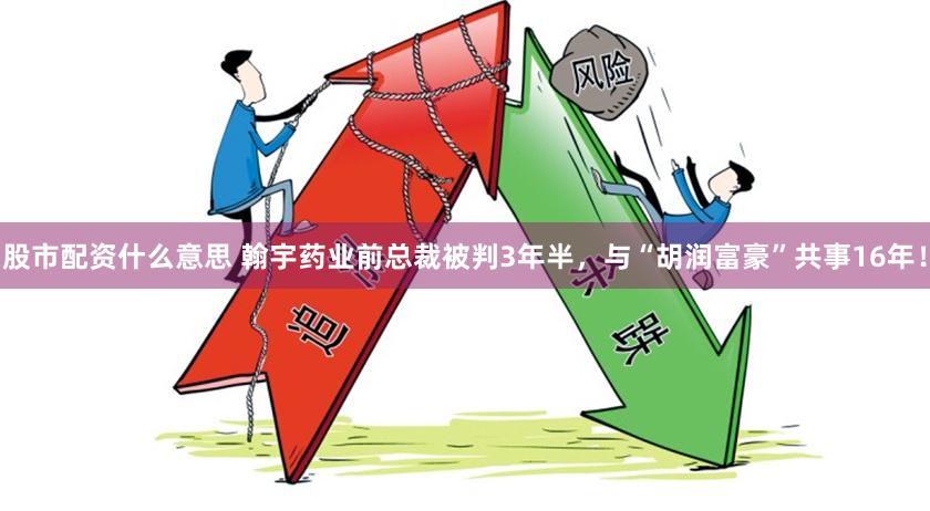 股市配资什么意思 翰宇药业前总裁被判3年半，与“胡润富豪”共事16年！