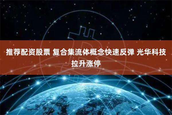 推荐配资股票 复合集流体概念快速反弹 光华科技拉升涨停