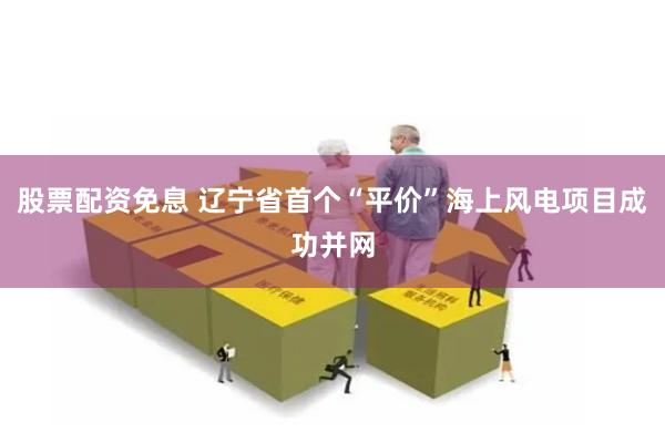 股票配资免息 辽宁省首个“平价”海上风电项目成功并网