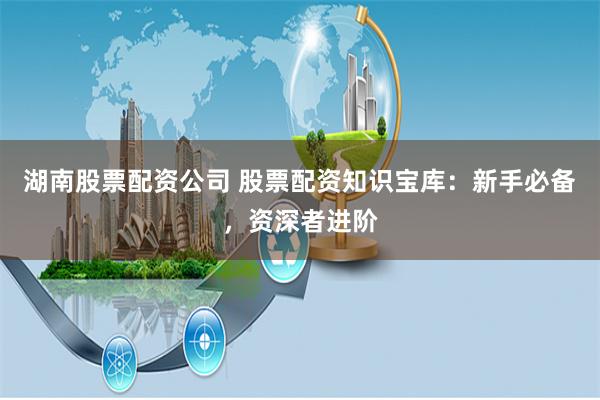 湖南股票配资公司 股票配资知识宝库:新手必备,资深者进阶